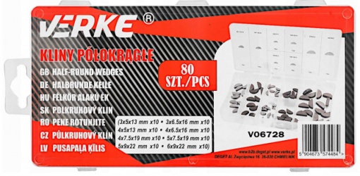 Set 80 pene semirotunde VERKE - Img 2