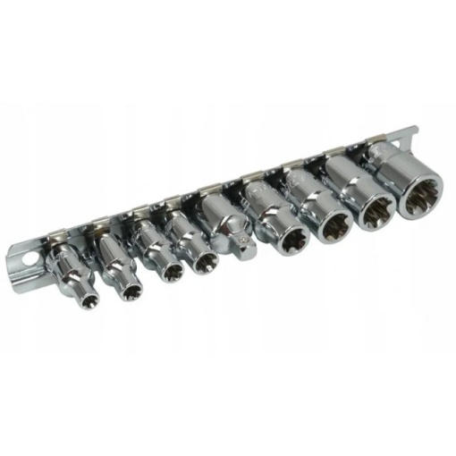 Set chei TORX 1/4 - 3/8" E5-E16 9 elemente VERKE - Img 3