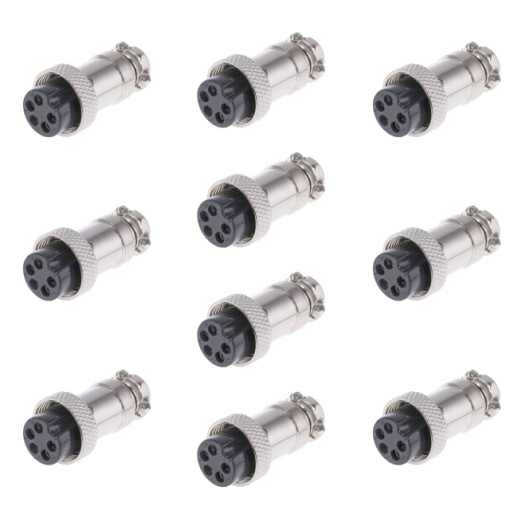Set cu 10 bucati mufa PNI de schimb pentru microfon cu 5 pini - Img 6