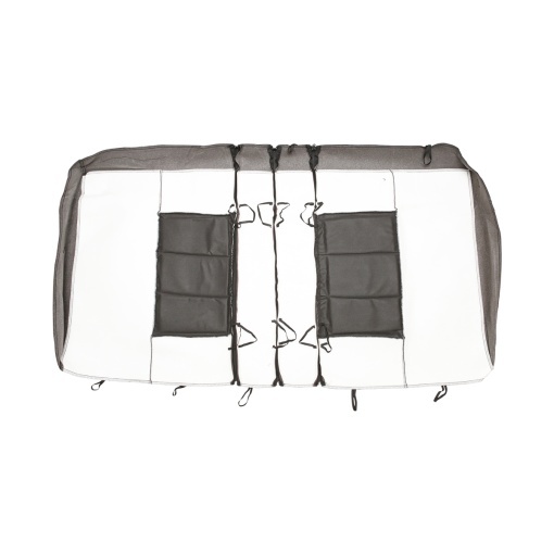 Set huse scaune universale gri negru - Img 7