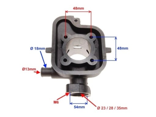 Set motor scuter 2T 50cc Peugeot Ludix (racire apa) - Img 2
