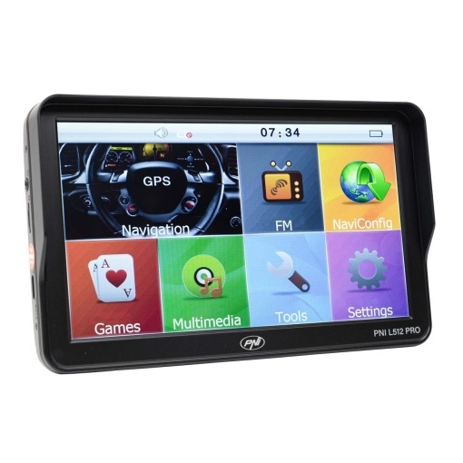 Sistem de navigatie GPS PNI L512 PRO cu parasolar, 7 inch, 800 MHz, 512MB DDR, harta Full Europe inclusa - Img 9