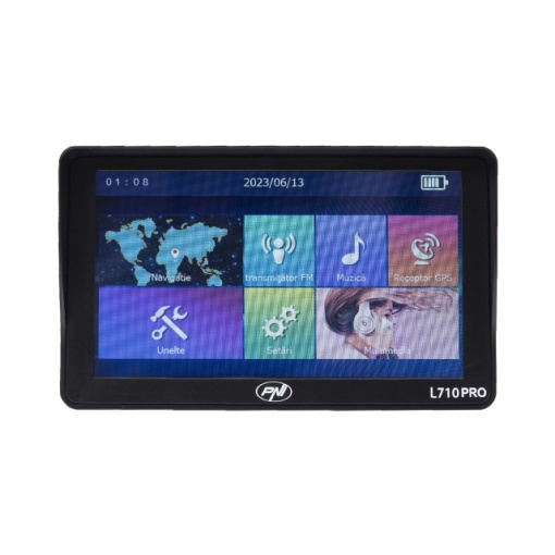 Sistem de navigatie GPS PNI L710 PRO cu parasolar, 7 inch, 800 MHz, 256MB DDR, 16GB memorie interna, FM transmitter, cu doua alimentatoare auto incluse - Img 8