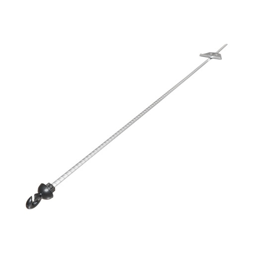 Stalp metalic 1080mm cu izolator 59x33mm pentru gard electric Breckner Germany - Img 3