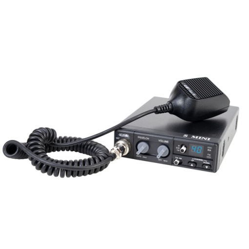 Statie radio CB CRT S Mini Dual Voltage, 12/24V, 4W, cu ASQ, AM-FM - Img 8