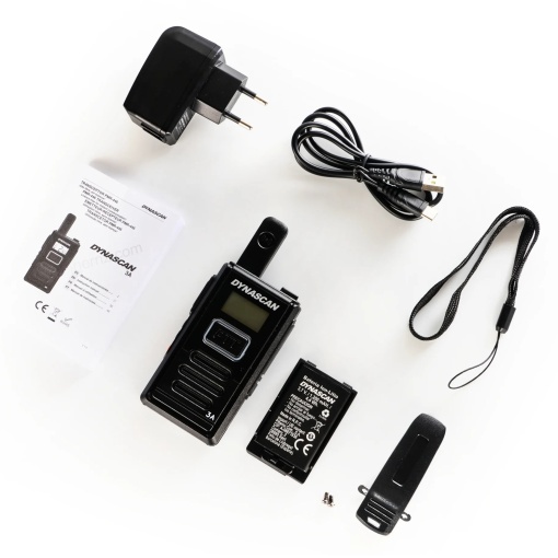 Statie radio portabila PMR Dynascan 3A 446MHz, 0.5W, 16CH, VOX, negru - Img 10