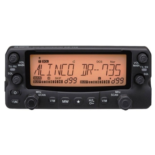 Statie radio VHF/UHF PNI Alinco DR-735E dual band 136-174MHz, 400-480MHz, DCS, CTCSS, Scan, Squalch, DTMF, Putere reglabila, 12V - Img 4