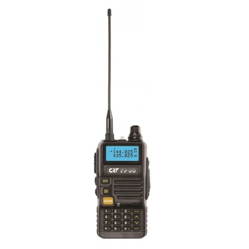 Statie radio VHF/UHF portabila CRT FP00 dual band 136-174 si 400-440 MHz culoare Negru, VOX, 128 canale, Scan, Programabila, Lanterna, FM radio, T.O.T, Repeater