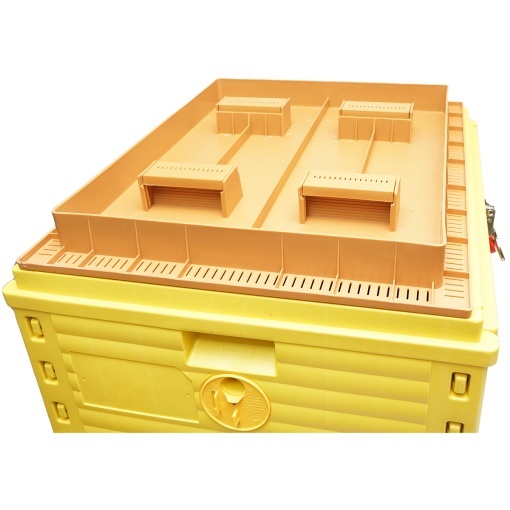 Stup albine din plastic pentru 4 rame 600x510x355mm - Img 8