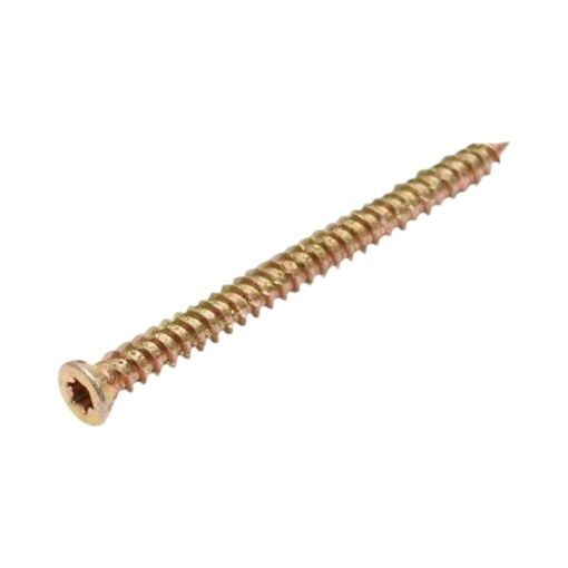 Surub montaj usi-ferestre 7.5x92mm, torx TX30, otel zincat galben 100 buc/cutie - Img 4