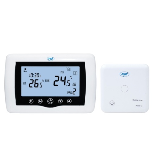 Termostat inteligent PNI CT36 fara fir, cu WiFi, control prin Internet, pentru centrale termice, APP TuyaSmart - Img 3