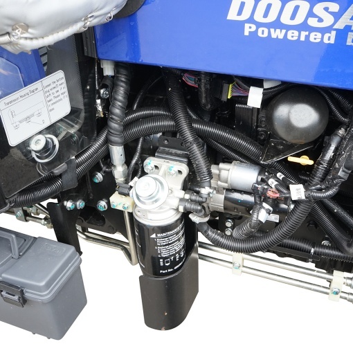 Tractor 50HP 4x4 cu cabina inmatriculabil, aer conditionat, motor Hyundai turbo diesel DM01 LOVOL M504 - Img 18