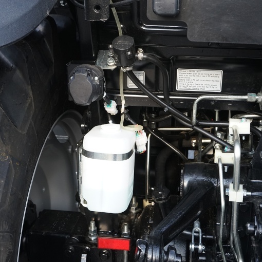 Tractor cu cabina 75HP 4x4 inmatriculabil, aer conditionat, motor Hyundai turbo DM02 LOVOL M754 - Img 10