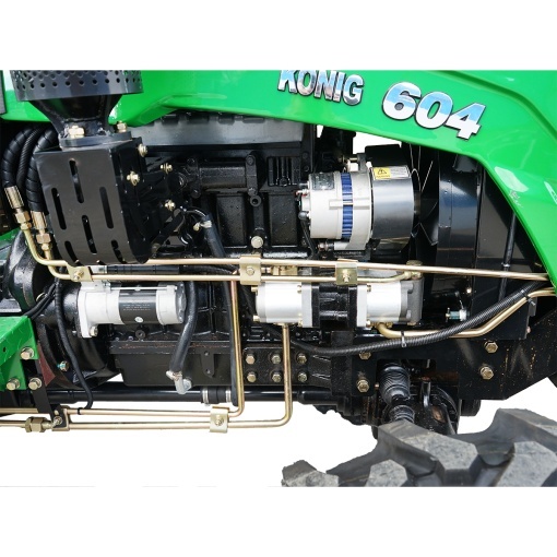 Tractor cu semicabina 60HP Hanwo E3, motor Xinchai III cu roti 8.3-20/12.4-28 Konig Traktoren 604 - Img 6