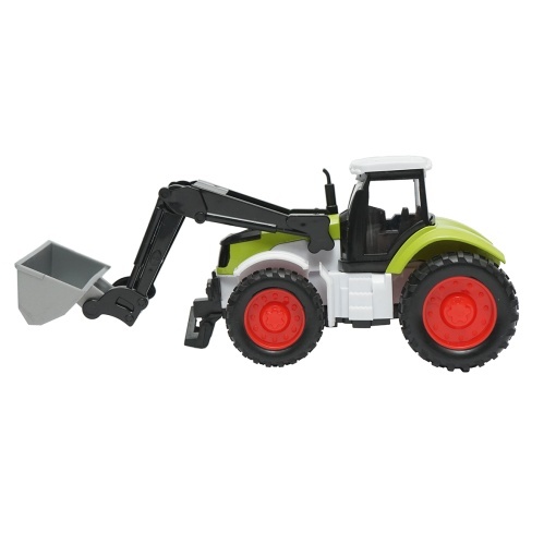 Tractor verde cupa frontala, 175x65x80mm jucarie copii +3 ani - Img 2