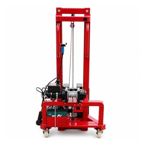Transpalet manual 300kg cu ridicare electrica 12V, inaltime maxima 1.6m, telecomanda wireless - Img 7