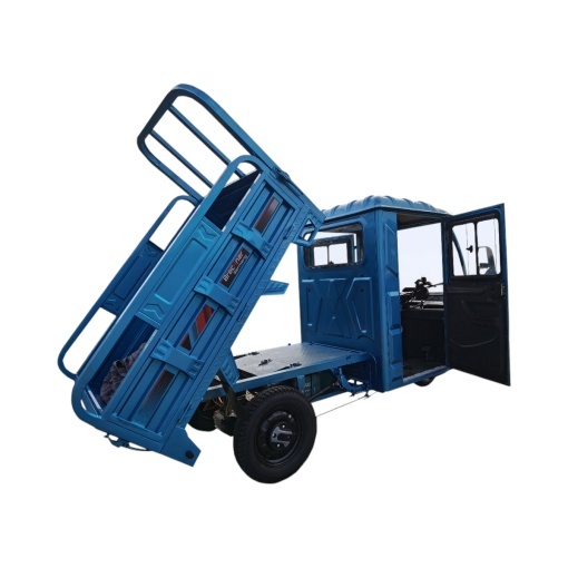 Triciclu electric BRECKNER GERMANY MAX ALBASTRU CU CABINA 2000W 72V 52AH - Img 5