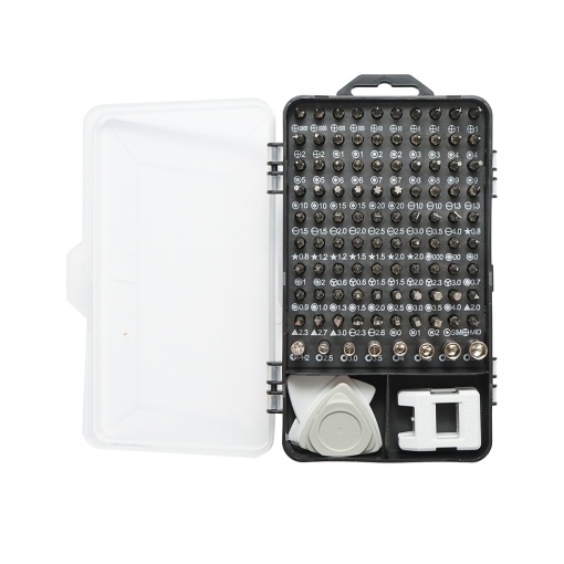 Trusa surubelnite de precizie biti, torx, cruce, hexagonal pentru electronice 120 piese - Img 2