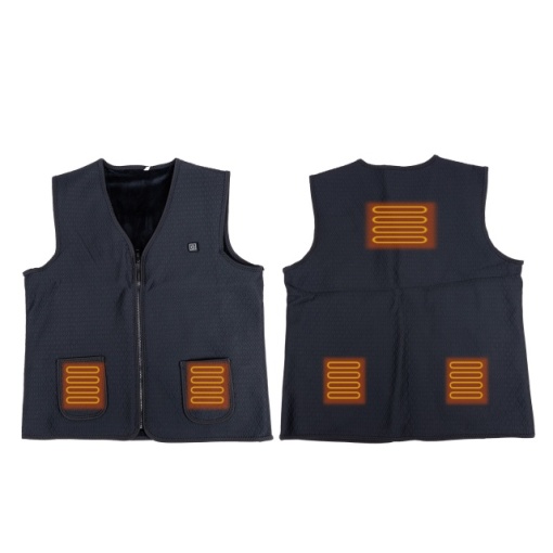 Vesta electrica cu incalzire PNI Body Warmer L, cu USB, 3 niveluri de incalzire, lavabila, pentru activitati in aer liber, unisex, marime L - Img 4