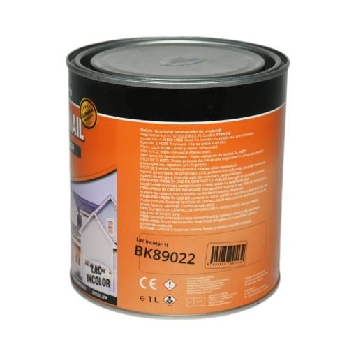 Vopsea email anticoroziva 3 in 1 lac incolor pe baza de solvent 1L, direct pe rugina, interior si exterior Breckner Germany - Img 3