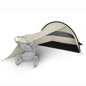 Accesoriu Thule Sun and Wind Tarp - protectie pentru soare și vânt compatibila cu Thule Chariot si Urban Glide, Beige - Img 6