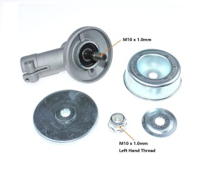 Angrenaj unghiular compatibil Stihl FS 55, FS56, FS70 - (pătrat - 25,4mm) - Img 3