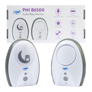 Audio Baby Monitor PNI B6500 wireless, intercom, cu lampa de noapte, functie Vox si Pager, sensibilitate microfon reglabila - Img 9