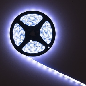 Banda LED PNI 2835W, 300 LED-uri, alb rece 6000K, 860lm, dimabil, buton touch, alimentator 230V, silicon, 5 metri, IP65 - Img 8