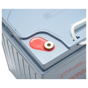 Baterie VRLA GEL 12V 90Ah 20HR pentru tricicluri, scutere, vehicule electrice 269x180x266mm CHILWEE - Img 6
