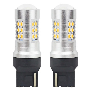 BEC LED CANBUS 24SMD 3030 T20 7440 WY21W amber 12/24V