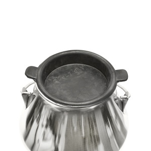 Bidon de inox cu capac pentru lapte 30L aparat de muls vaci Breckner Germany - Img 4