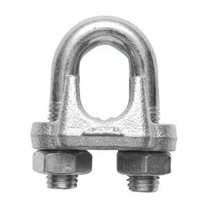 Brida zincata DIN 741-18 pentru cablu 18 mm Breckner Germany - Img 2