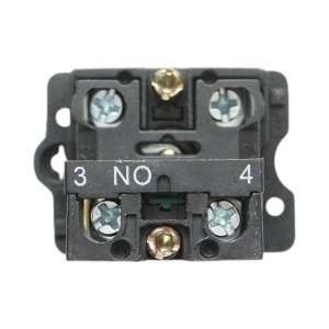 Buton indicator LED galben cu rezistenta integrata 1NO, 24V LAY5 Breckner Germany - Img 5