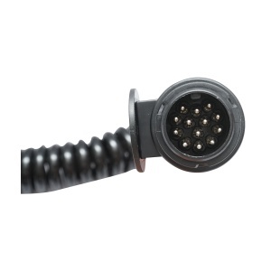 Cablu spiralat remorca 2.2m cu 2 fise tata 13 pini, 8 fire Breckner Germany - Img 4