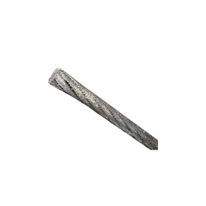 Cablu troliu otel 6x25 fi 11mm inima metalica batut 0,7Kg/1m, 1880m/rola - Img 2