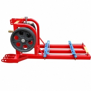 Cadru metalic pompa apa centrifuga WK88 cu suport motor, reductor, transmisie pe curea, prindere in 3 puncte si cardan inclus - Img 7