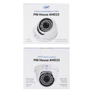 Camera supraveghere video PNI House AHD25 5MP, dome, lentila 3.6mm, 36 LED-uri IR, de exterior sau interior, IP66 - Img 7