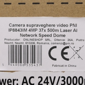 Camera supraveghere video PNI IP8843IM, Speed Dome, PTZ, 4MP, lentila 5.6-208mm, zoom optic 37x, functii AI, identificare autoturism pana la 500 metri, IP67 - Img 6