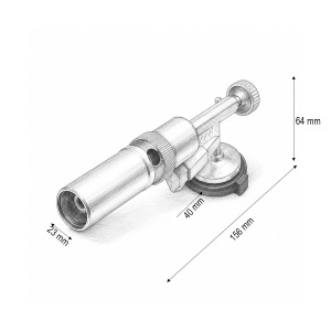 Cap arzator butelie gaz spray, rotire 360 grade, aprindere piezo, flacara reglabila 1300°C Flame Gun - Img 4