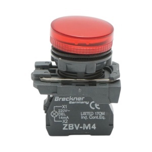 Cap buton comanda iluminat rosu Ø 22mm TB5-AV04 Breckner Germany