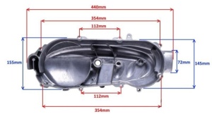 Capac curea transmisie Shineray ATV200 ST-9 - Img 2