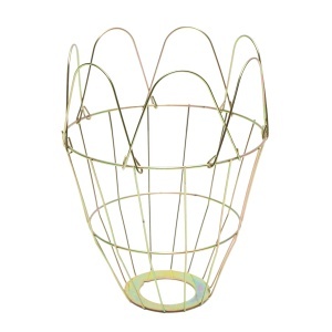 Capac pentru lampa incalzire pui, animale, sarma galvanizata 21x15.5x4.5cm - Img 2
