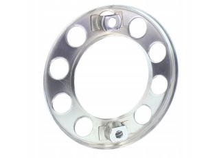 Capac roata 22.5", 10 gauri, cromat, pentru SCANIA, DAF - Img 2