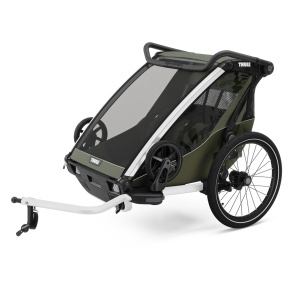 Carucior multisport Thule Chariot Lite double, Vintage Green