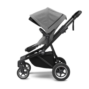 Carucior Thule SLEEK Cadru Negru si Copertina Gray Melange - Img 2