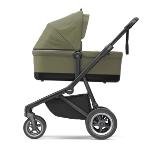Carucior Thule SLEEK Cadru Negru si Copertina Soft Green (verde kaki) - Img 6