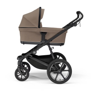 Carucior Thule Urban Glide 4 all-terrain cu catarama hamului magnetica, Maro - Img 3