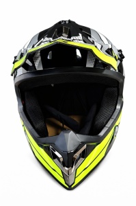 Casca ATV / Enduro SNON L (gri+verde) - Img 2