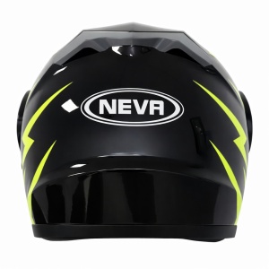 Casca Flip-up TECH L (negru+verde) - Img 4