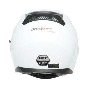 Casca moto integrala alba cu viziera transparenta si ochelari de soare, marimea L Arcane White Breckner Germany - Img 2